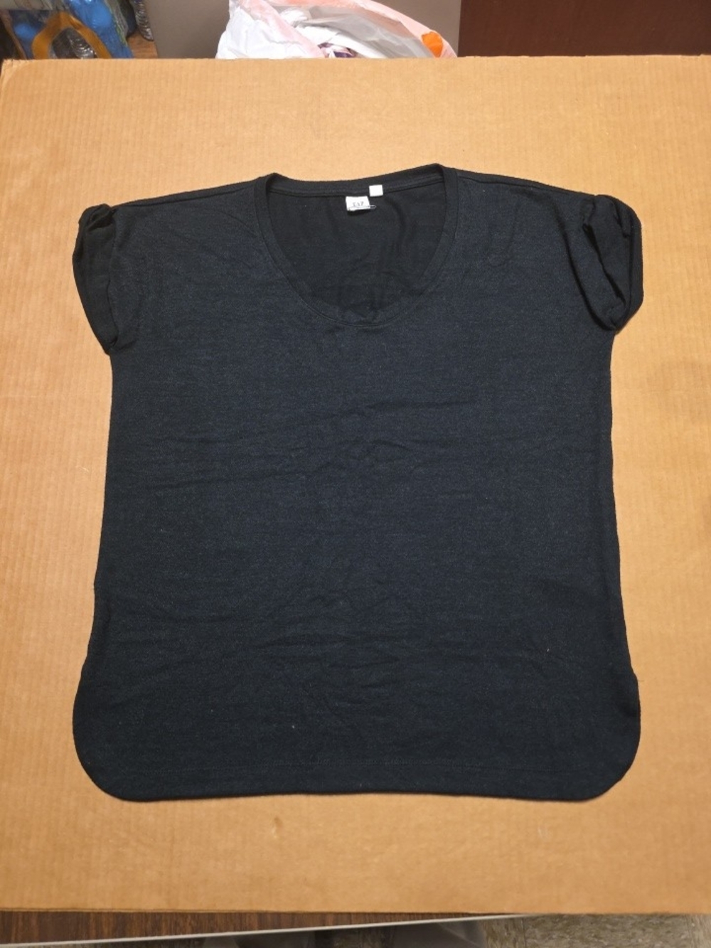 GAP Black Short Sleeve V-Neck Tee